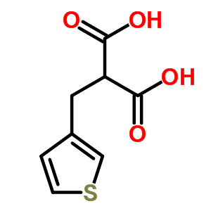 Propanedioic acid,2-(3-thienylmethyl)-Structure,26415-26-9Structure Propanedioic acid,2-(3-thienylmethyl)- Structure,26415-26-9Structure