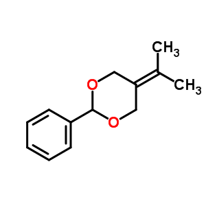 (9ci)-5-(1-甲基亞乙基)-2-苯基-1,3-二噁烷結(jié)構(gòu)式_26419-14-7結(jié)構(gòu)式