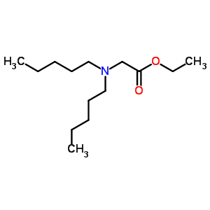 N,N-二戊基甘氨酸乙酯結(jié)構(gòu)式_2644-26-0結(jié)構(gòu)式