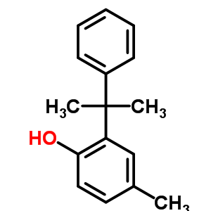 Phenol,4-methyl-2-(1-methyl-1-phenylethyl)-Structure,2675-76-5Structure Phenol,4-methyl-2-(1-methyl-1-phenylethyl)- Structure,2675-76-5Structure
