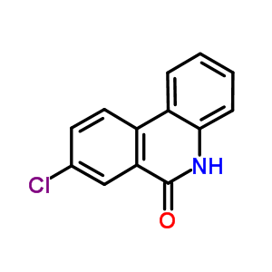 8-氯-6(5H)-鄰二氮雜菲酮結構式_26844-83-7結構式