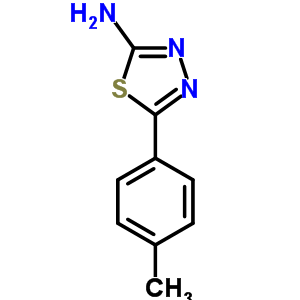 2-Amino-5-(4-methylphenyl)-1,3,4-thiadiazoleStructure,26907-54-0Structure 2-Amino-5-(4-methylphenyl)-1,3,4-thiadiazole Structure,26907-54-0Structure