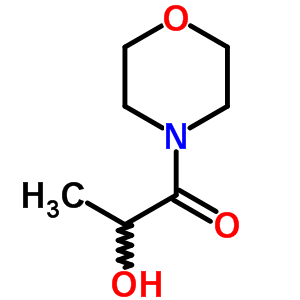1-Propanone,2-hydroxy-1-(4-morpholinyl)-Structure,27097-66-1Structure 1-Propanone,2-hydroxy-1-(4-morpholinyl)- Structure,27097-66-1Structure