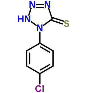 1-(4-Chloro-phenyl)-1h-tetrazole-5-thiolStructure,27143-76-6Structure 1-(4-Chloro-phenyl)-1h-tetrazole-5-thiol Structure,27143-76-6Structure
