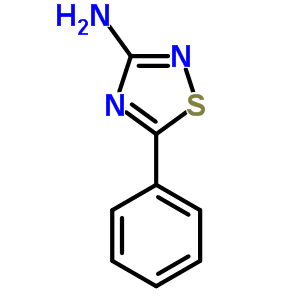5-Phenyl-1,2,4-thiadiazol-3-amineStructure,27182-54-3Structure 5-Phenyl-1,2,4-thiadiazol-3-amine Structure,27182-54-3Structure