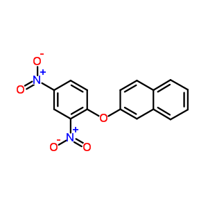 2-(2,4-二硝基苯氧基)-萘結(jié)構(gòu)式_2734-77-2結(jié)構(gòu)式