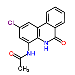 Acetamide,n-(2-chloro-5,6-dihydro-6-oxo-4-phenanthridinyl)-Structure,27353-47-5Structure Acetamide,n-(2-chloro-5,6-dihydro-6-oxo-4-phenanthridinyl)- Structure,27353-47-5Structure