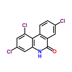 6(5H)-phenanthridinone,1,3,8-trichloro-Structure,27353-59-9Structure 6(5H)-phenanthridinone,1,3,8-trichloro- Structure,27353-59-9Structure