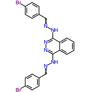 Benzaldehyde, 4-bromo-,1,4-phthalazinediyldihydrazone (9ci)Structure,27702-24-5Structure Benzaldehyde, 4-bromo-,1,4-phthalazinediyldihydrazone (9ci) Structure,27702-24-5Structure