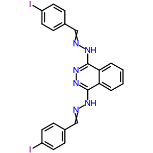 Benzaldehyde, p-iodo-,1,4-phthalazinediyldihydrazone (8ci)Structure,27702-26-7Structure Benzaldehyde, p-iodo-,1,4-phthalazinediyldihydrazone (8ci) Structure,27702-26-7Structure