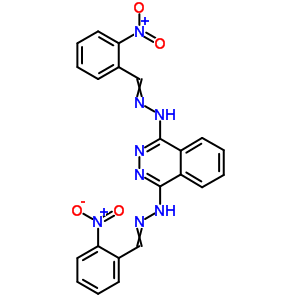 Benzaldehyde, o-nitro-,1,4-phthalazinediyldihydrazone (8ci)Structure,27702-27-8Structure Benzaldehyde, o-nitro-,1,4-phthalazinediyldihydrazone (8ci) Structure,27702-27-8Structure