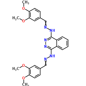 Benzaldehyde,3,4-dimethoxy-, 1,4-phthalazinediyldihydrazone (9ci)Structure,27704-10-5Structure Benzaldehyde,3,4-dimethoxy-, 1,4-phthalazinediyldihydrazone (9ci) Structure,27704-10-5Structure