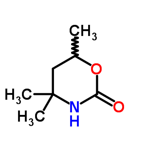2H-1,3-oxazin-2-one,tetrahydro-4,4,6-trimethyl-Structure,27830-77-9Structure 2H-1,3-oxazin-2-one,tetrahydro-4,4,6-trimethyl- Structure,27830-77-9Structure