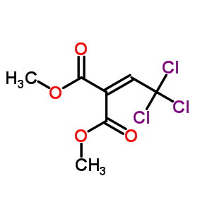 Propanedioic acid,2-(2,2,2-trichloroethylidene)-, 1,3-dimethyl esterStructure,27971-91-1Structure Propanedioic acid,2-(2,2,2-trichloroethylidene)-, 1,3-dimethyl ester Structure,27971-91-1Structure