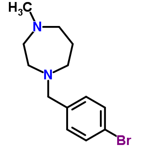1-(4-Bromobenzyl)-4-methylperhydro-1,4-diazepineStructure,280560-78-3Structure 1-(4-Bromobenzyl)-4-methylperhydro-1,4-diazepine Structure,280560-78-3Structure