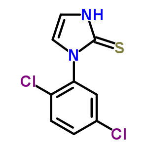 1-(2,5-Dichlorophenyl)-1h-imidazole-2-thiolStructure,281211-22-1Structure 1-(2,5-Dichlorophenyl)-1h-imidazole-2-thiol Structure,281211-22-1Structure