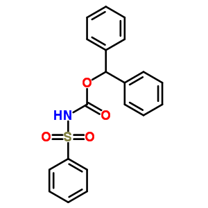 Carbamic acid, (phenylsulfonyl)-,diphenylmethyl ester (7ci,8ci)Structure,2848-47-7Structure Carbamic acid, (phenylsulfonyl)-,diphenylmethyl ester (7ci,8ci) Structure,2848-47-7Structure