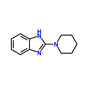 1H-benzimidazole,2-(1-piperidinyl)-Structure,2851-12-9Structure 1H-benzimidazole,2-(1-piperidinyl)- Structure,2851-12-9Structure