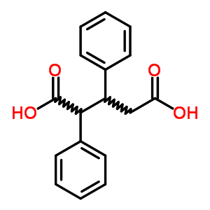 2,3-Diphenylpentanedioic acidStructure,2852-84-8Structure 2,3-Diphenylpentanedioic acid Structure,2852-84-8Structure