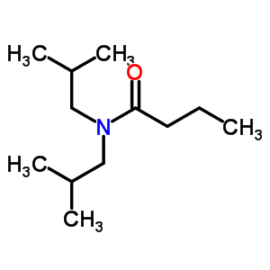 Butanamide,n,n-bis(2-methylpropyl)-Structure,28522-31-8Structure Butanamide,n,n-bis(2-methylpropyl)- Structure,28522-31-8Structure