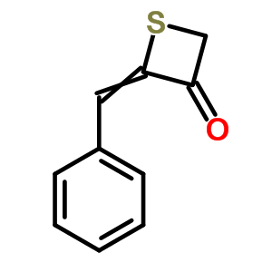 3-Thietanone,2-(phenylmethylene)-Structure,28786-93-8Structure 3-Thietanone,2-(phenylmethylene)- Structure,28786-93-8Structure