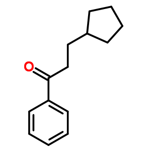 1-Propanone,3-cyclopentyl-1-phenyl-Structure,28861-25-8Structure 1-Propanone,3-cyclopentyl-1-phenyl- Structure,28861-25-8Structure