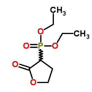 Phosphonic acid,p-(tetrahydro-2-oxo-3-furanyl)-, diethyl esterStructure,2907-85-9Structure Phosphonic acid,p-(tetrahydro-2-oxo-3-furanyl)-, diethyl ester Structure,2907-85-9Structure