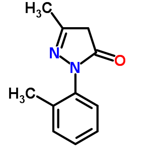 5-Methyl-2-(2-methylphenyl)-2,4-dihydropyrazol-3-oneStructure,29211-55-0Structure 5-Methyl-2-(2-methylphenyl)-2,4-dihydropyrazol-3-one Structure,29211-55-0Structure