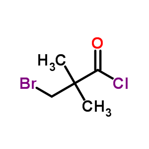Propanoyl chloride,3-bromo-2,2-dimethyl-Structure,2941-17-5Structure Propanoyl chloride,3-bromo-2,2-dimethyl- Structure,2941-17-5Structure