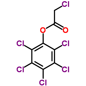 Acetic acid, 2-chloro-,2,3,4,5,6-pentachlorophenyl esterStructure,2948-20-1Structure Acetic acid, 2-chloro-,2,3,4,5,6-pentachlorophenyl ester Structure,2948-20-1Structure