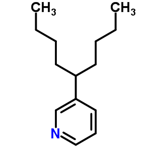 Pyridine,3-(1-butylpentyl)-Structure,2961-48-0Structure Pyridine,3-(1-butylpentyl)- Structure,2961-48-0Structure