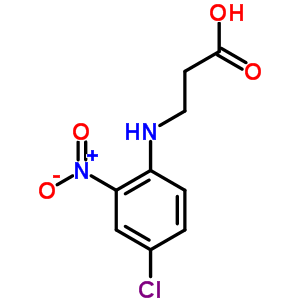 B-alanine,n-(4-chloro-2-nitrophenyl)-Structure,2963-45-3Structure B-alanine,n-(4-chloro-2-nitrophenyl)- Structure,2963-45-3Structure