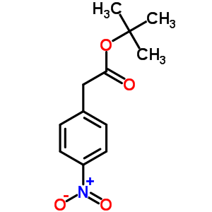 Benzeneacetic acid,4-nitro-, 1,1-dimethylethyl esterStructure,29704-38-9Structure Benzeneacetic acid,4-nitro-, 1,1-dimethylethyl ester Structure,29704-38-9Structure