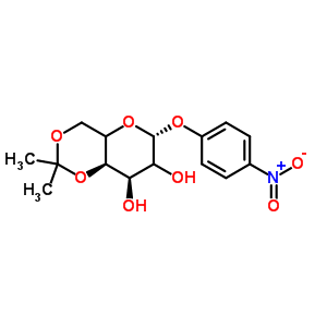 4-Nitrophenyl 4,6-O-Isopropylidene-beta-L-Erythro-HexopyranosideStructure,29781-31-5Structure 4-Nitrophenyl 4,6-O-Isopropylidene-beta-L-Erythro-Hexopyranoside Structure,29781-31-5Structure