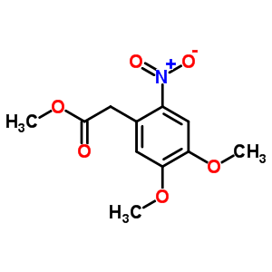 (4,5-Dimethoxy-2-nitro-phenyl)-acetic acid methyl ester Structure,2982-53-8Structure