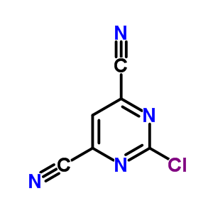 4,6-Pyrimidinedicarbonitrile,2-chloro-Structure,29872-58-0Structure 4,6-Pyrimidinedicarbonitrile,2-chloro- Structure,29872-58-0Structure