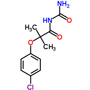 Propanamide,n-(aminocarbonyl)-2-(4-chlorophenoxy)-2-methyl-Structure,29973-16-8Structure Propanamide,n-(aminocarbonyl)-2-(4-chlorophenoxy)-2-methyl- Structure,29973-16-8Structure