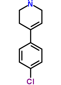 Pyridine, 4-(4-chlorophenyl)-1,2,3,6-tetrahydro-Structure,30005-58-4Structure Pyridine, 4-(4-chlorophenyl)-1,2,3,6-tetrahydro- Structure,30005-58-4Structure
