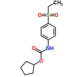 Carbanilic acid,p-(ethylsulfonyl)-, cyclopentyl ester (8ci)Structure,30056-86-1Structure Carbanilic acid,p-(ethylsulfonyl)-, cyclopentyl ester (8ci) Structure,30056-86-1Structure