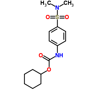 Carbanilic acid,p-(dimethylsulfamoyl)-, cyclohexyl ester (8ci)Structure,30057-03-5Structure Carbanilic acid,p-(dimethylsulfamoyl)-, cyclohexyl ester (8ci) Structure,30057-03-5Structure