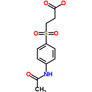 3-(4-Acetylaminobenzenesulfonyl)propionic acidStructure,300670-60-4Structure 3-(4-Acetylaminobenzenesulfonyl)propionic acid Structure,300670-60-4Structure