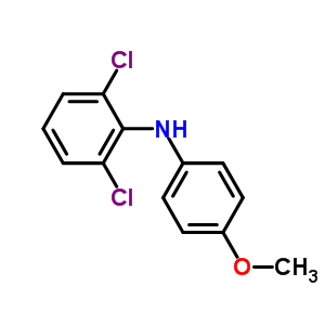 2,6-Dichloro-n-(4-methoxyphenyl) benzenamineStructure,30124-19-7Structure 2,6-Dichloro-n-(4-methoxyphenyl) benzenamine Structure,30124-19-7Structure