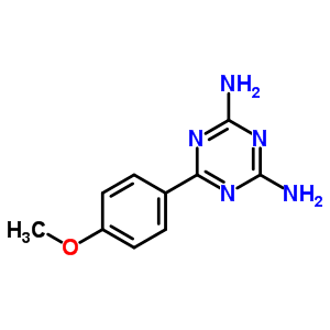 2,4-Diamino-6-(4-methoxyphenyl)-1,3,5-triazineStructure,30354-91-7Structure 2,4-Diamino-6-(4-methoxyphenyl)-1,3,5-triazine Structure,30354-91-7Structure