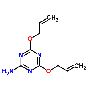 2,4-Diallyloxy-6-amino-1,3,5-triazineStructure,30358-11-3Structure 2,4-Diallyloxy-6-amino-1,3,5-triazine Structure,30358-11-3Structure
