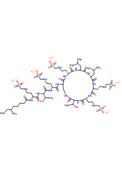 ColistimethatesodiumStructure,30387-39-4Structure Colistimethatesodium Structure,30387-39-4Structure