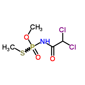 2,2-Dichloro-n-(methoxy-methylsulfanylphosphoryl)acetamideStructure,30560-33-9Structure 2,2-Dichloro-n-(methoxy-methylsulfanylphosphoryl)acetamide Structure,30560-33-9Structure