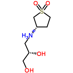 3-(1,1-Dioxo-tetrahydro-1lambda6-thiophen-3-yl -amino)-propane-1,2-diolStructure,305855-91-8Structure 3-(1,1-Dioxo-tetrahydro-1lambda6-thiophen-3-yl -amino)-propane-1,2-diol Structure,305855-91-8Structure