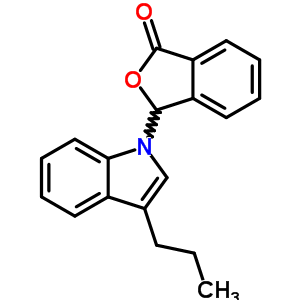 1(3H)-isobenzofuranone,3-(3-propyl-1h-indol-1-yl)-Structure,30683-28-4Structure 1(3H)-isobenzofuranone,3-(3-propyl-1h-indol-1-yl)- Structure,30683-28-4Structure