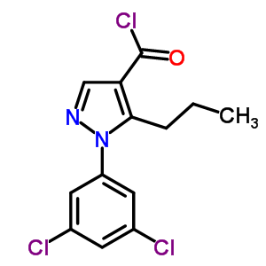 1-(3,5-Dichlorophenyl)-5-propyl-1h-pyrazole-4-carbonyl chlorideStructure,306936-64-1Structure 1-(3,5-Dichlorophenyl)-5-propyl-1h-pyrazole-4-carbonyl chloride Structure,306936-64-1Structure