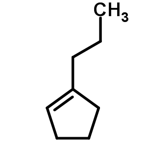 Cyclopentene, 1-propyl-Structure,3074-61-1Structure Cyclopentene, 1-propyl- Structure,3074-61-1Structure